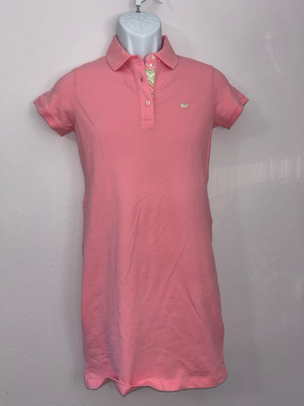 VINEYARD VINES NWOT Pink Women/Girls Cap Sleeve Polo Dress Size XXS